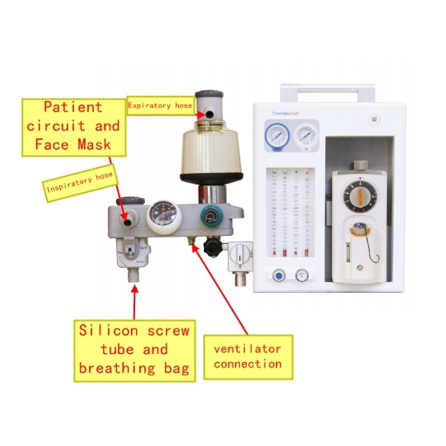 Cwm-101A Portable Anesthesia Machine and Cwh-1010 Anesthesia Ventilator - CE Approved