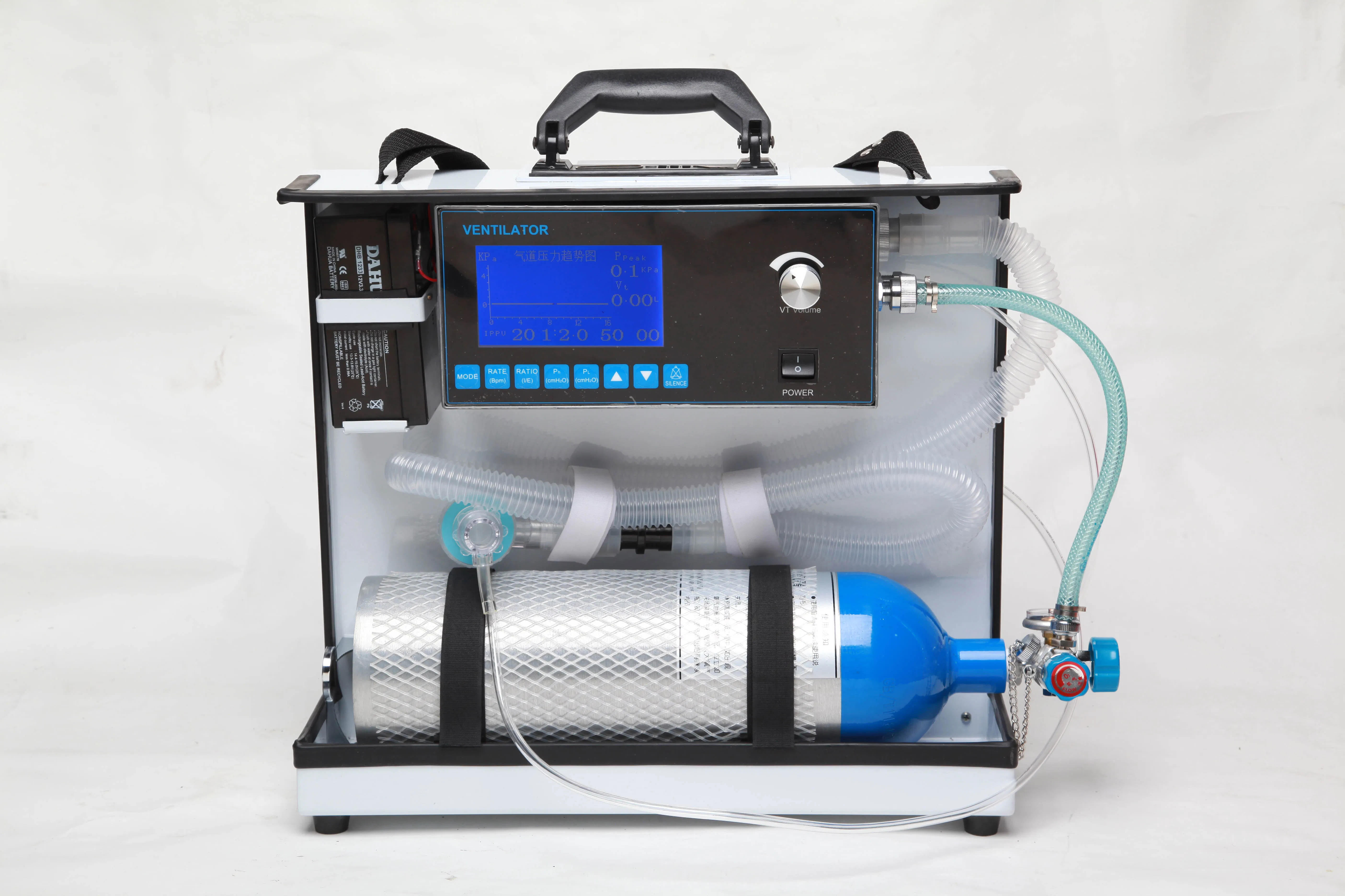 Medical Emergency Portable Ventilator for Inner Hospital Transport and Ambulance