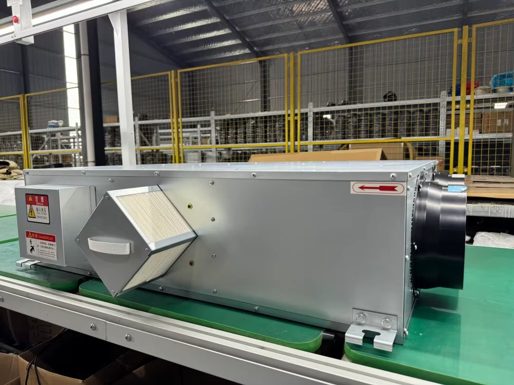 Tuya CO2 Erv Energy Recover Ventilator Hrv Heat Recovery Ventilation System Air Recuperator