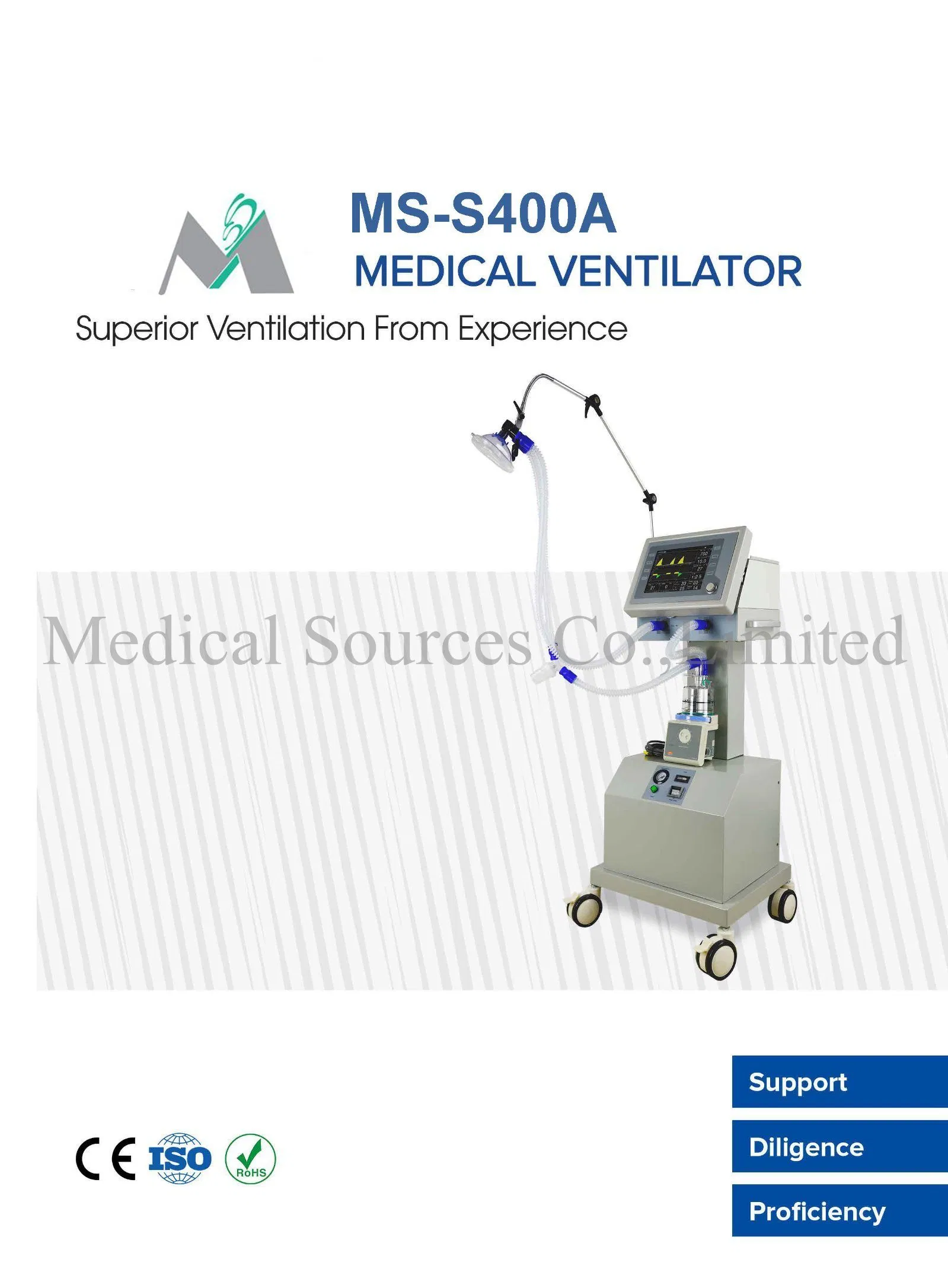 Neonatal Portative Emergency Ventilators Baby Ventilator