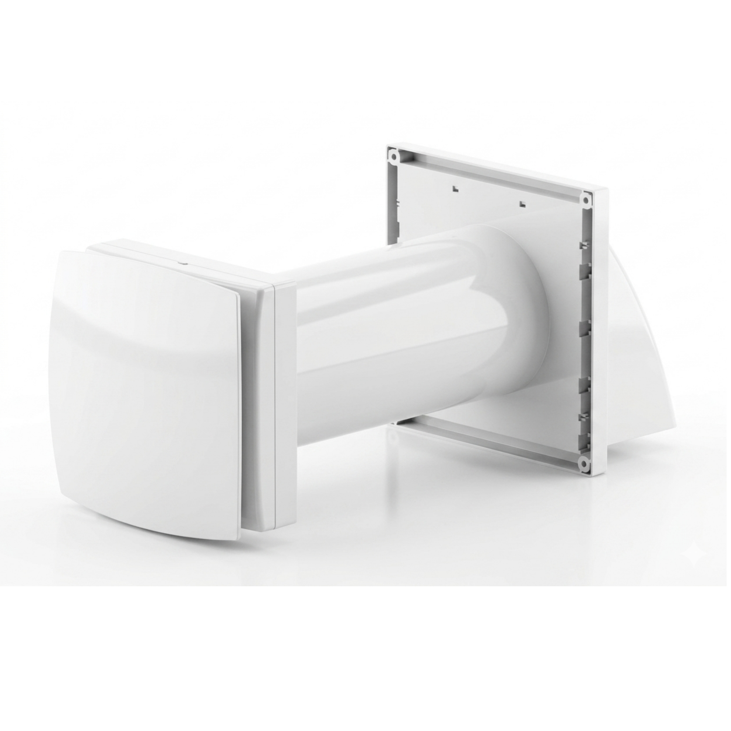 Fresh Air Ventilation System With Heat Exchange HRV Recuperator EC Motor Single Room Through-wall CE Heat Recovery Ventilator