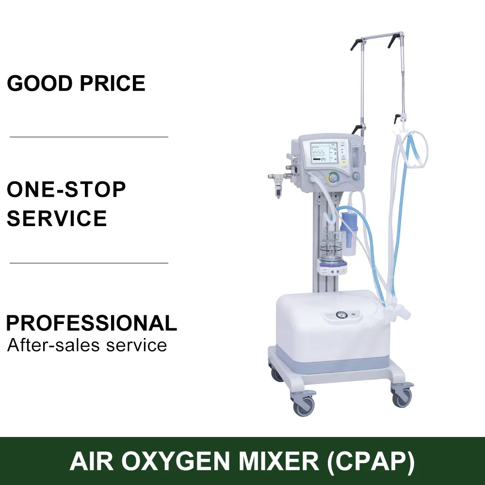 Factory Direct Air Oxygen Mixer CPAP Emergency Anesthesia Ventilator System