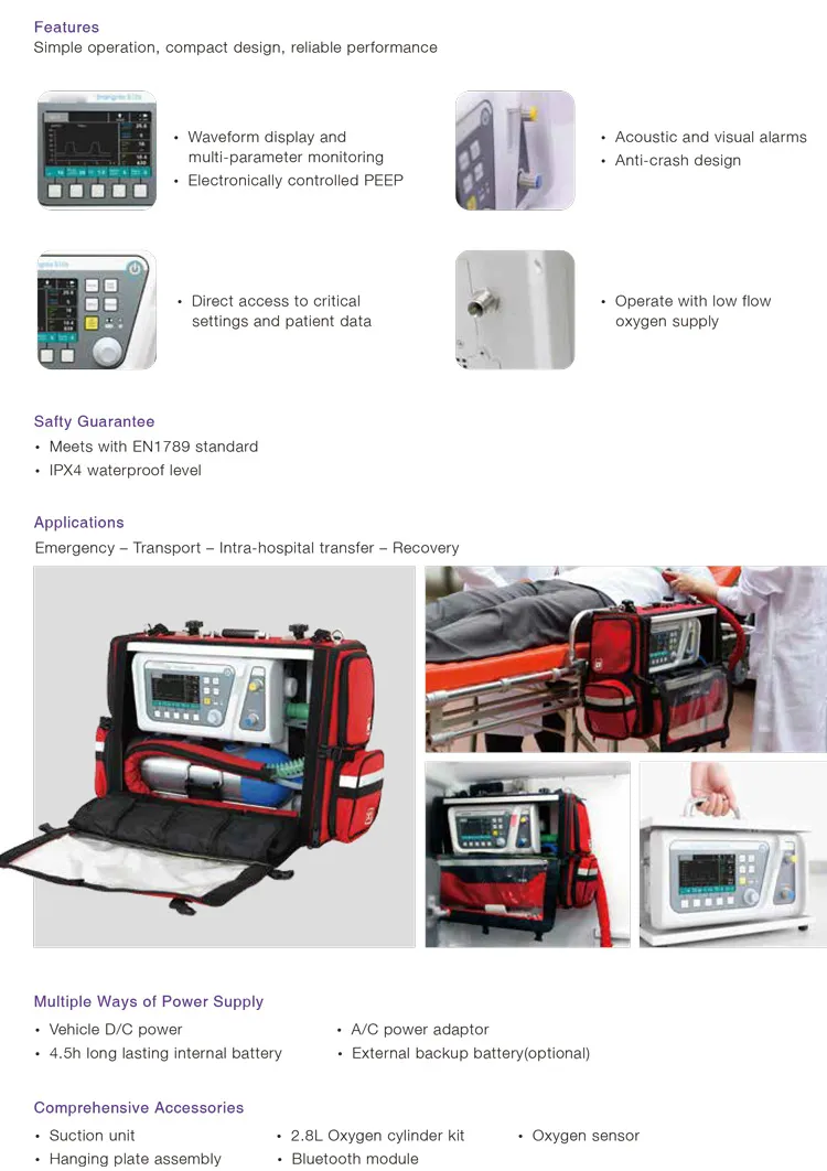 Hospital Transport Ventilator Display 3