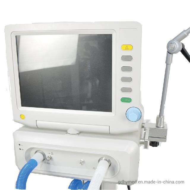 Fold LCD Screen Adult, Pediatric Hospital Surgical ICU Ventilator with ISO