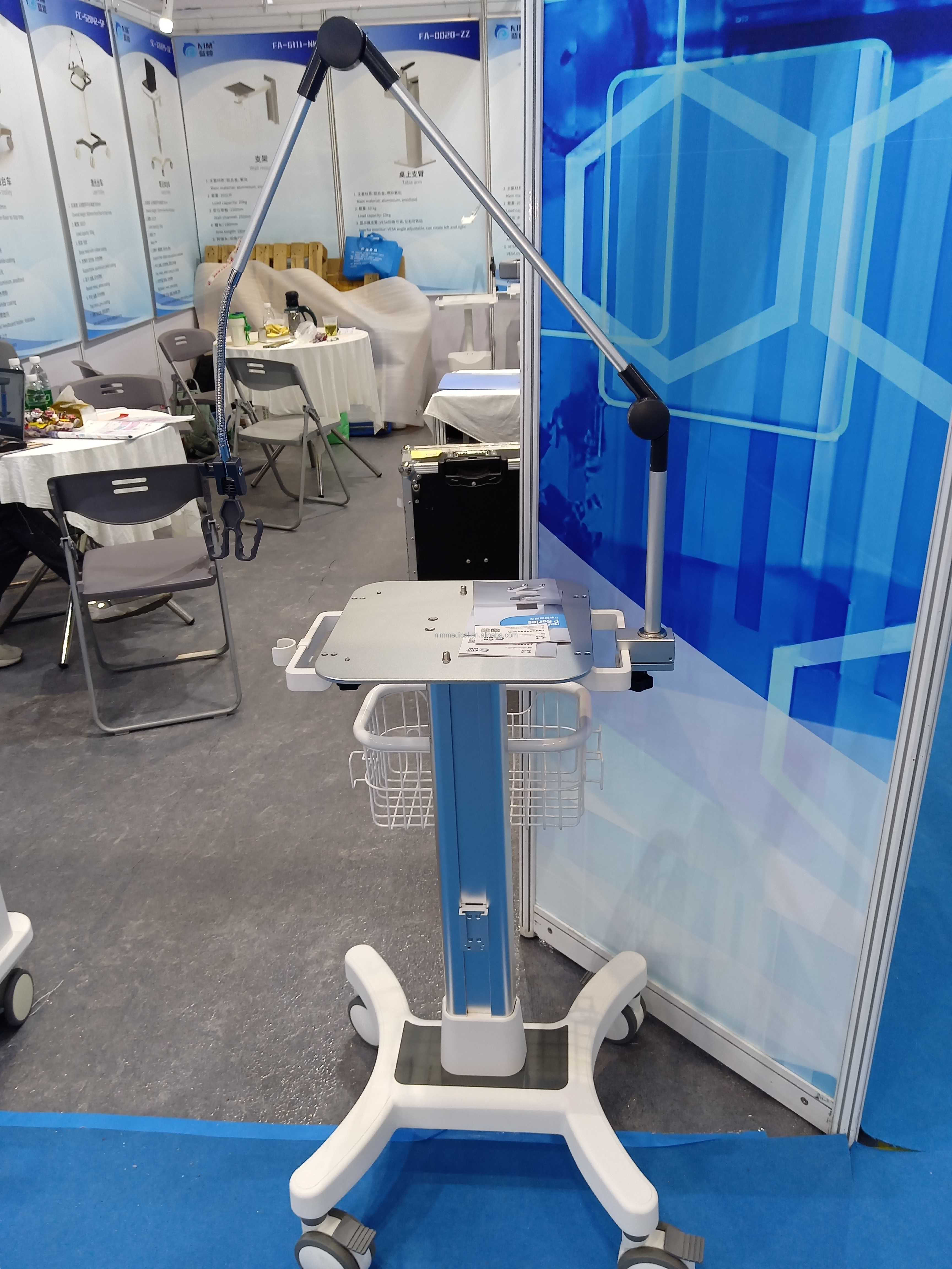 Factory Direct Sale of Veterinary Instrument ICU Ventilator Machine Medical Trolley Cart for Hospital Use