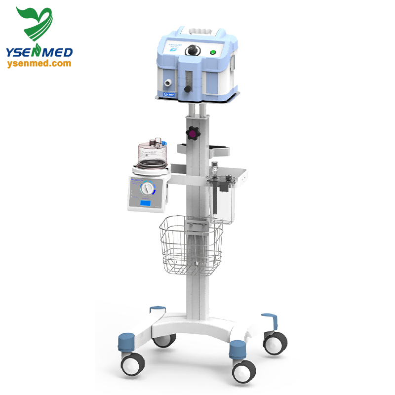 Ysenmed Medical Equipment Movable Trolley Type Infant Baby Care Bubble Neonatal CPAP System Ysav-5A-M