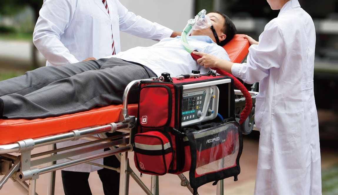 Reliable Syp Shangrila510s Emergency Transport Ventilator for Critical Care