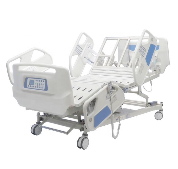 VIP ICU Ward Room Factory Directly Wholesales Automatic Multi Functions Electric Nursing Intensive Care Bed With CPR Scale