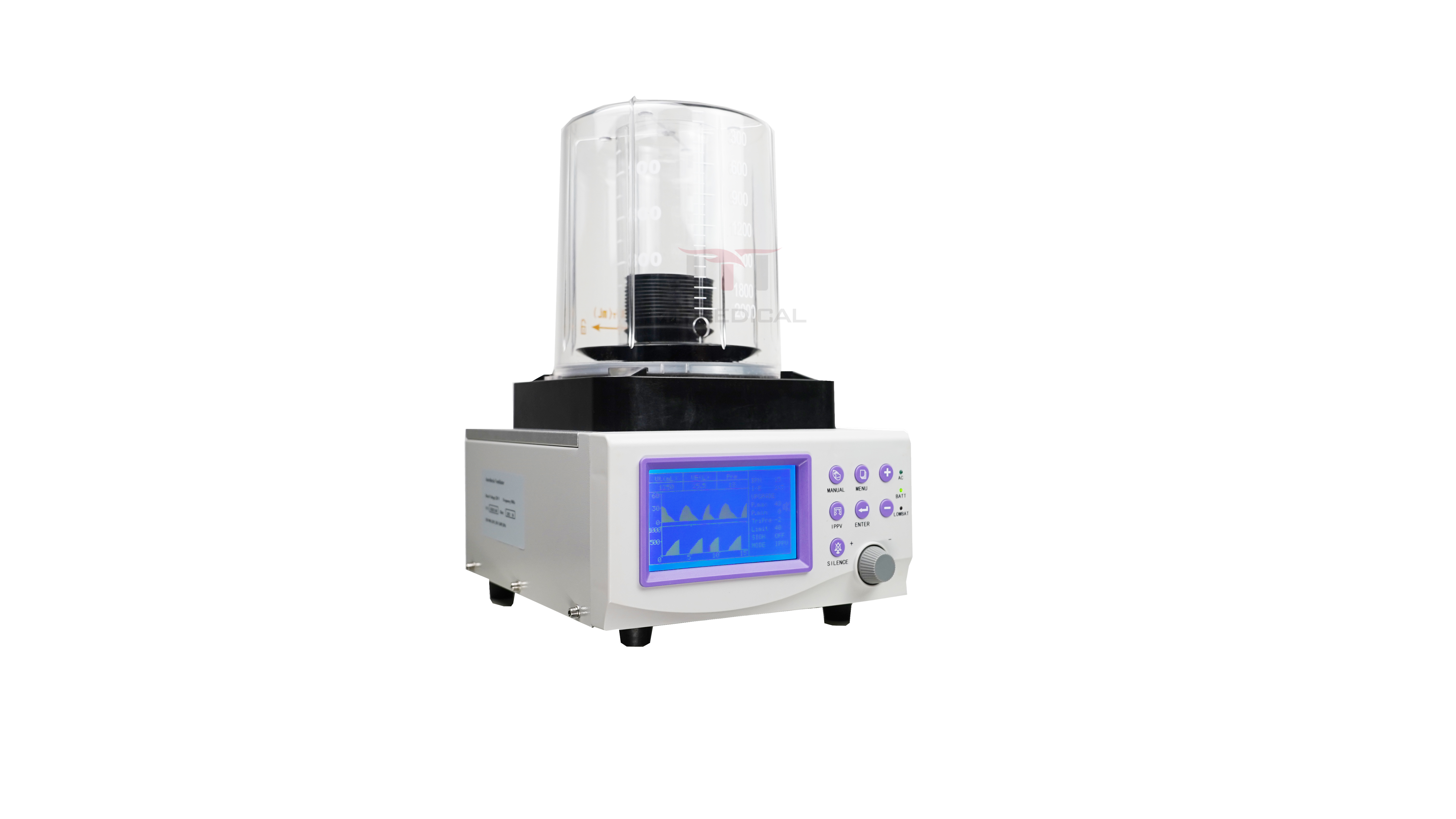 MT Medical Portable Animal High Flow Vet Anesthesia Machine Mechanical Ventilator Icu Ventilator Machine Price