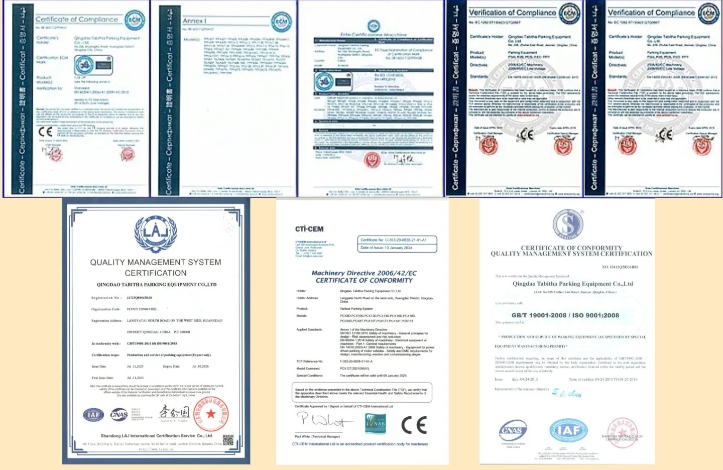 Certification