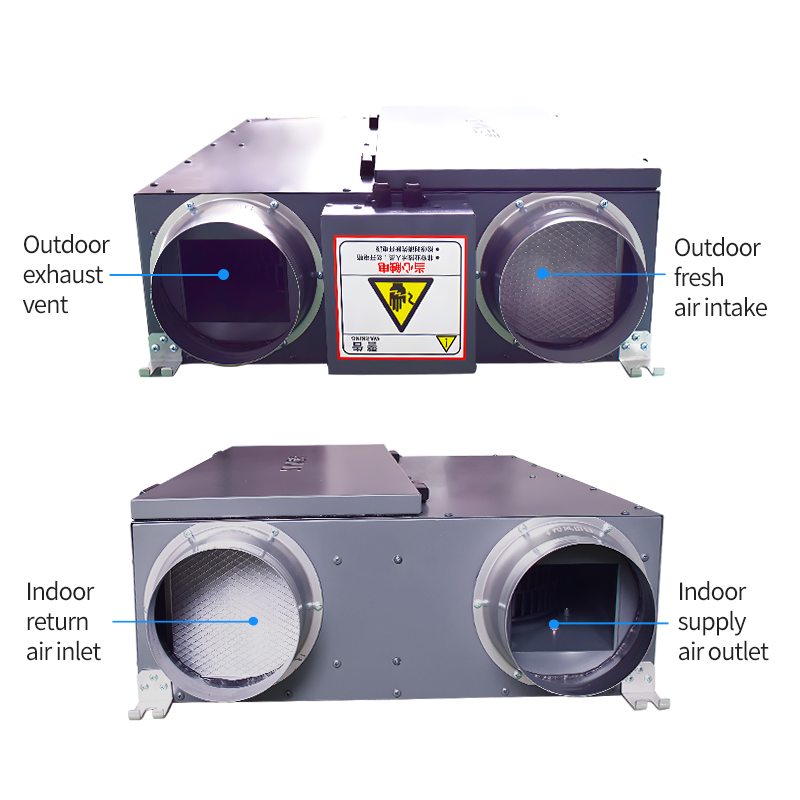 Advanced Enlarged Core Heat Recovery Fresh Air Ventilator with High Efficiency