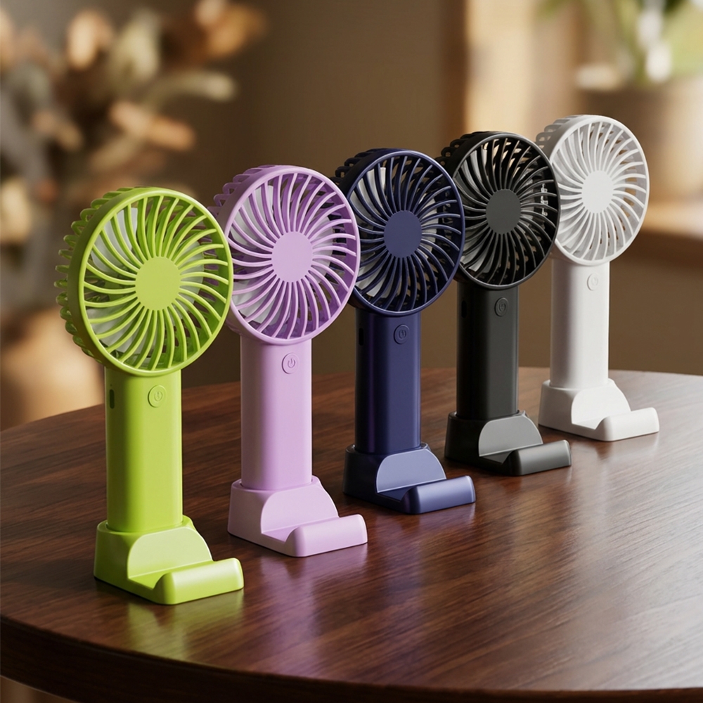 Simple Portable Mini Fan Handheld USB Rechargeable Electric Desktop Air Cooling Fan Outdoor Travel Home Hand Fans