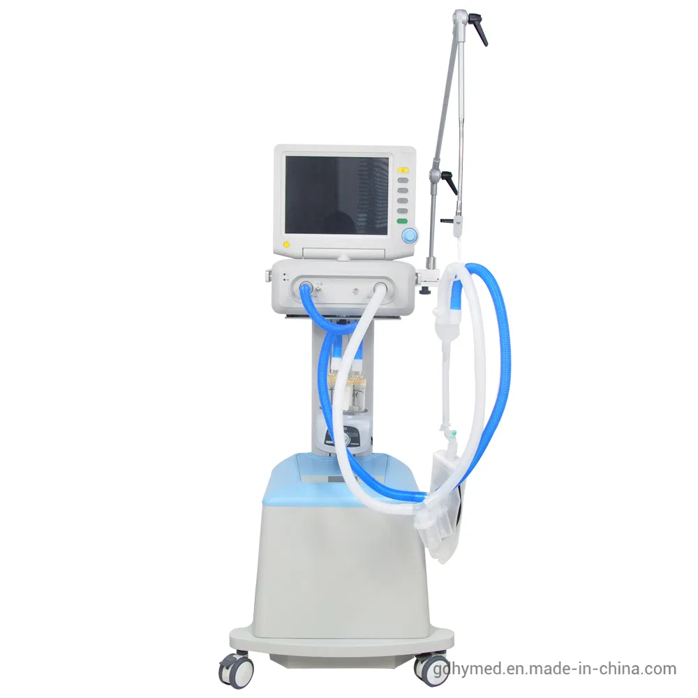 Fold LCD Screen Adult, Pediatric Hospital Surgical ICU Ventilator with ISO