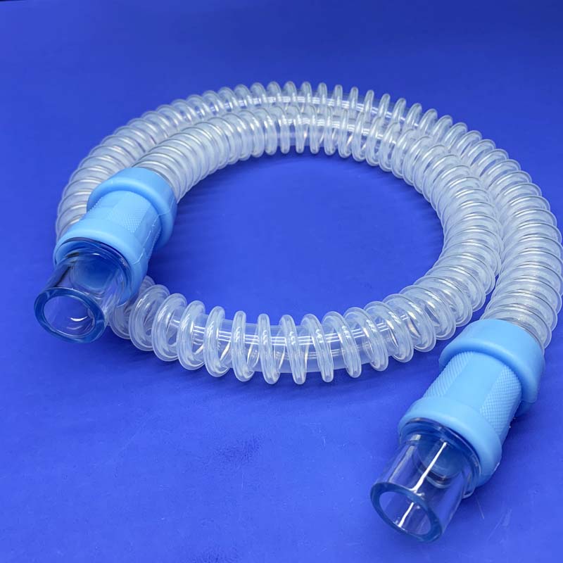 Ventilator Silicone Bellow Tube Anesthesia Reusable Silicone Breathing Circuit Hose Medical Grade