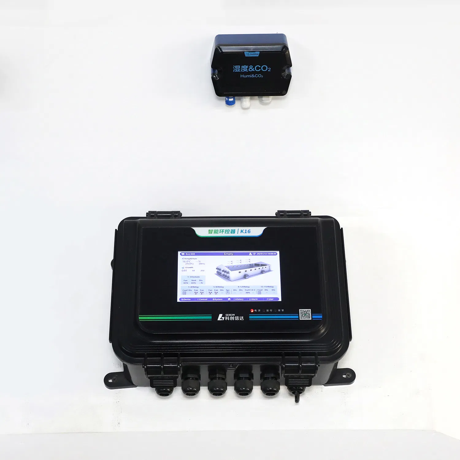 IoT-Enabled K16 Climate Control System with Real-Time Farm Data Sync