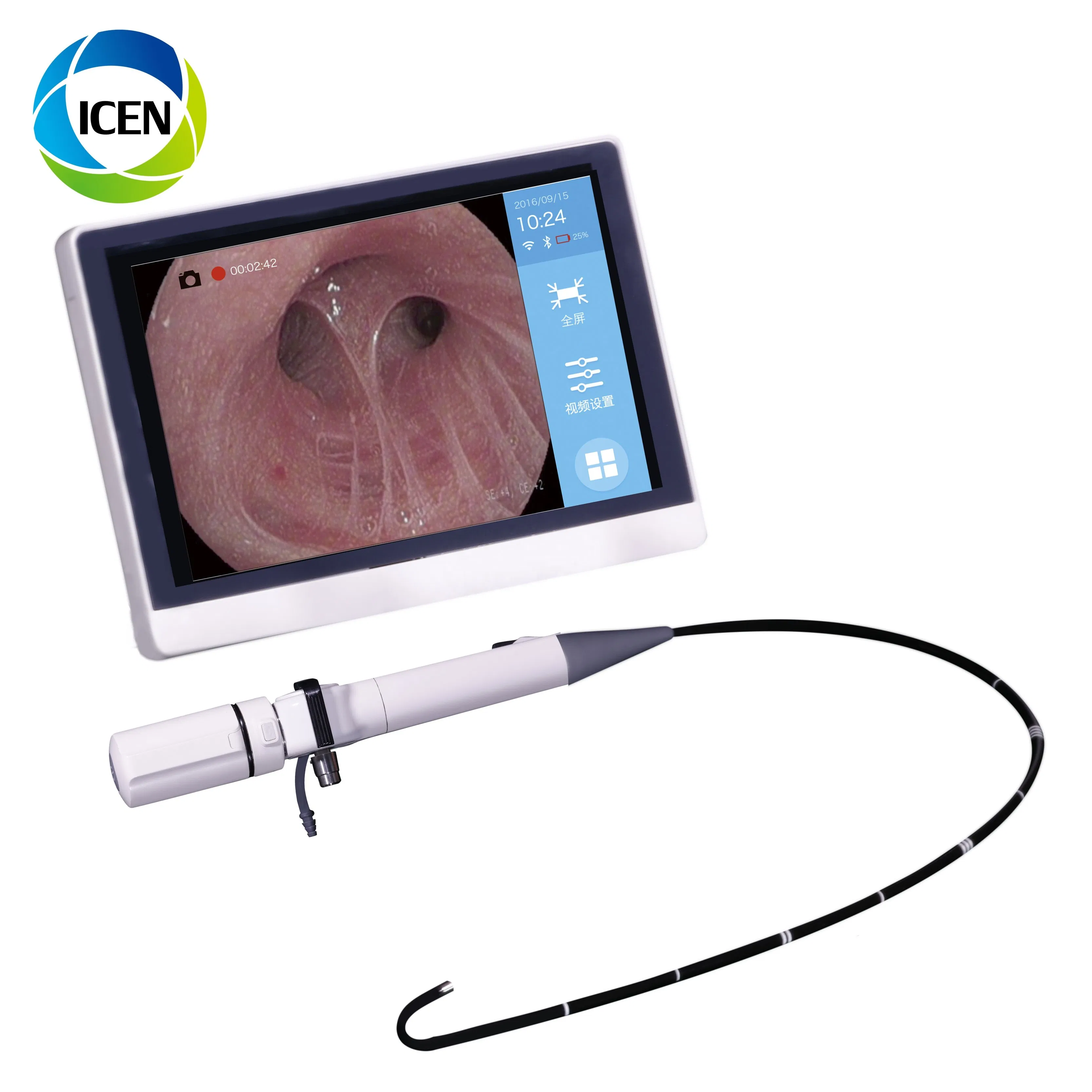 in-P029-2 Hospital Medical Portable Video Flexible Endoscope Bronchoscopy Equipment Wireless Endoscope Camera