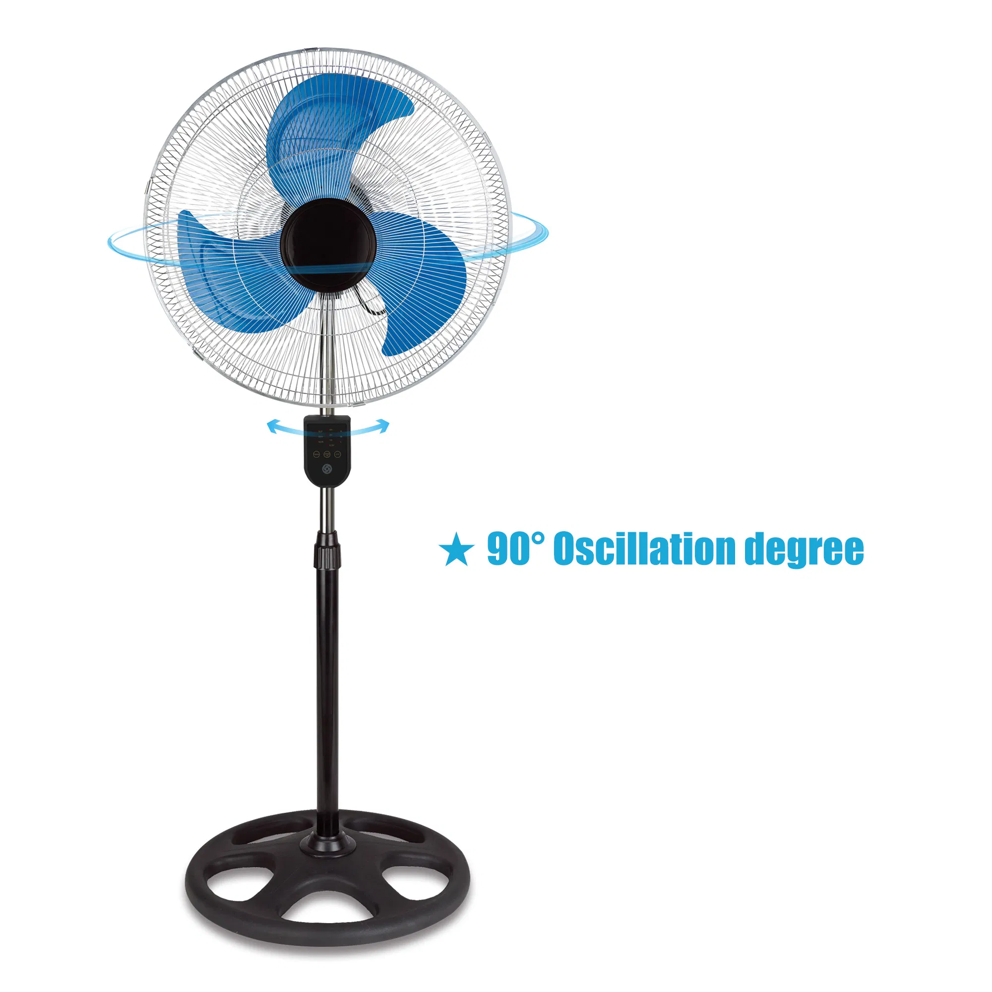 Promotional/Mechanical/18inch/Digital Cooling Industrial Ventilation Fan High/Velocity/Durable Metal Standing Fan