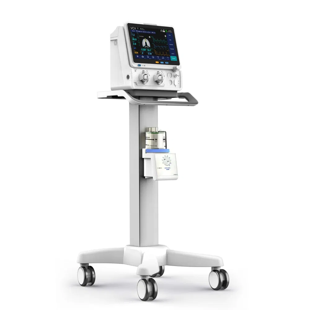 My-E003D-a Mobile ICU Ventilator Machine for Adult Infant Neonatal