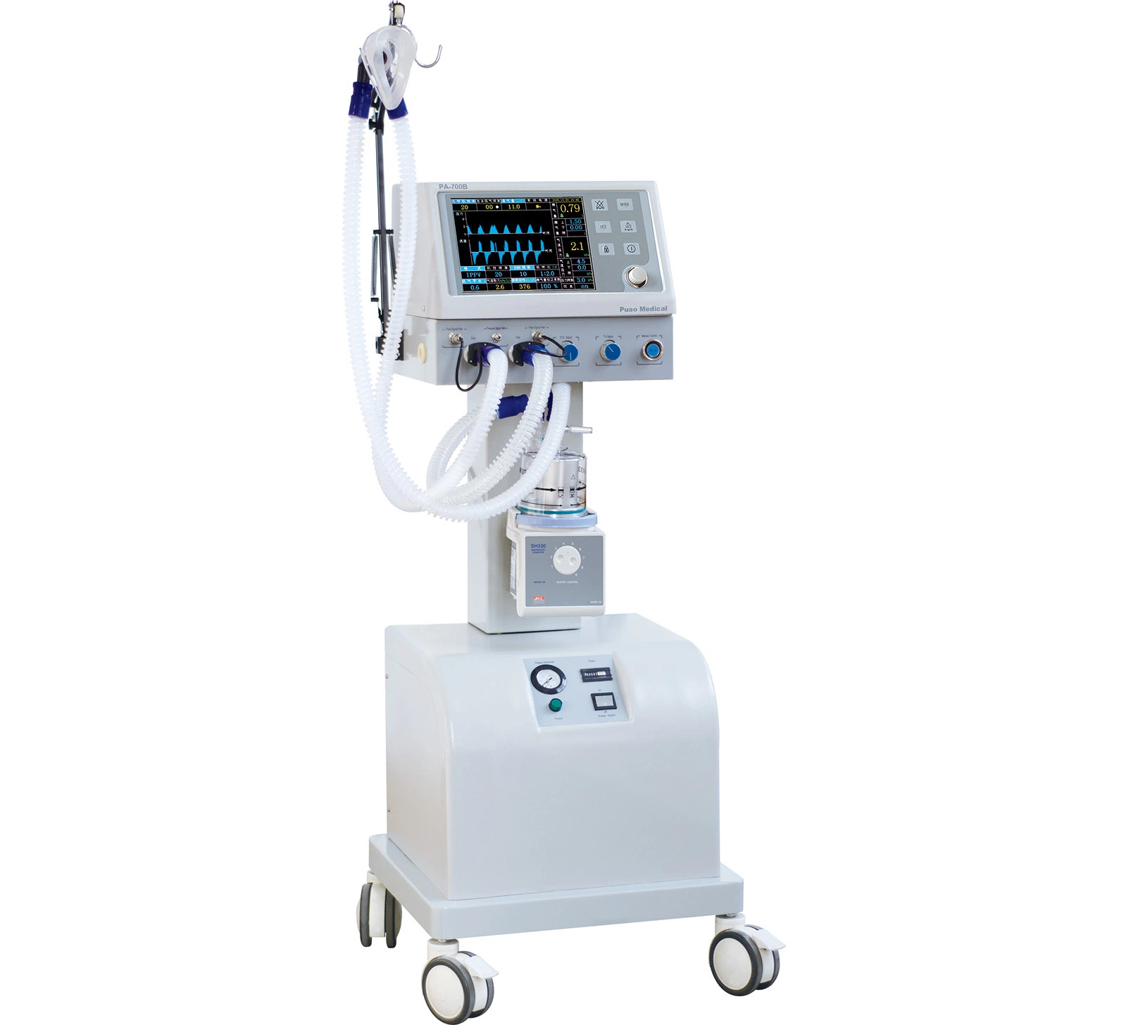 Turbine Medical Ventilator Ms500 Driven High Frequency Electric Control ICU Infant Neonatal Ventilator Respirator