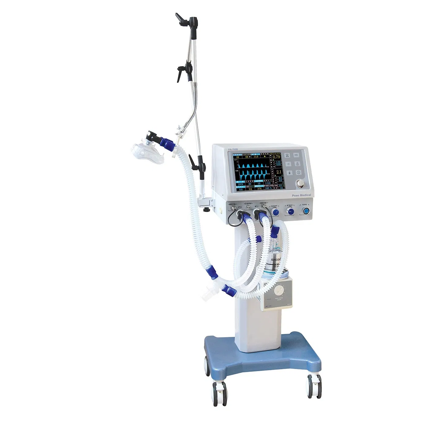 ICU Ventilator Emergency Medical Breathing Respiratory Ventilator