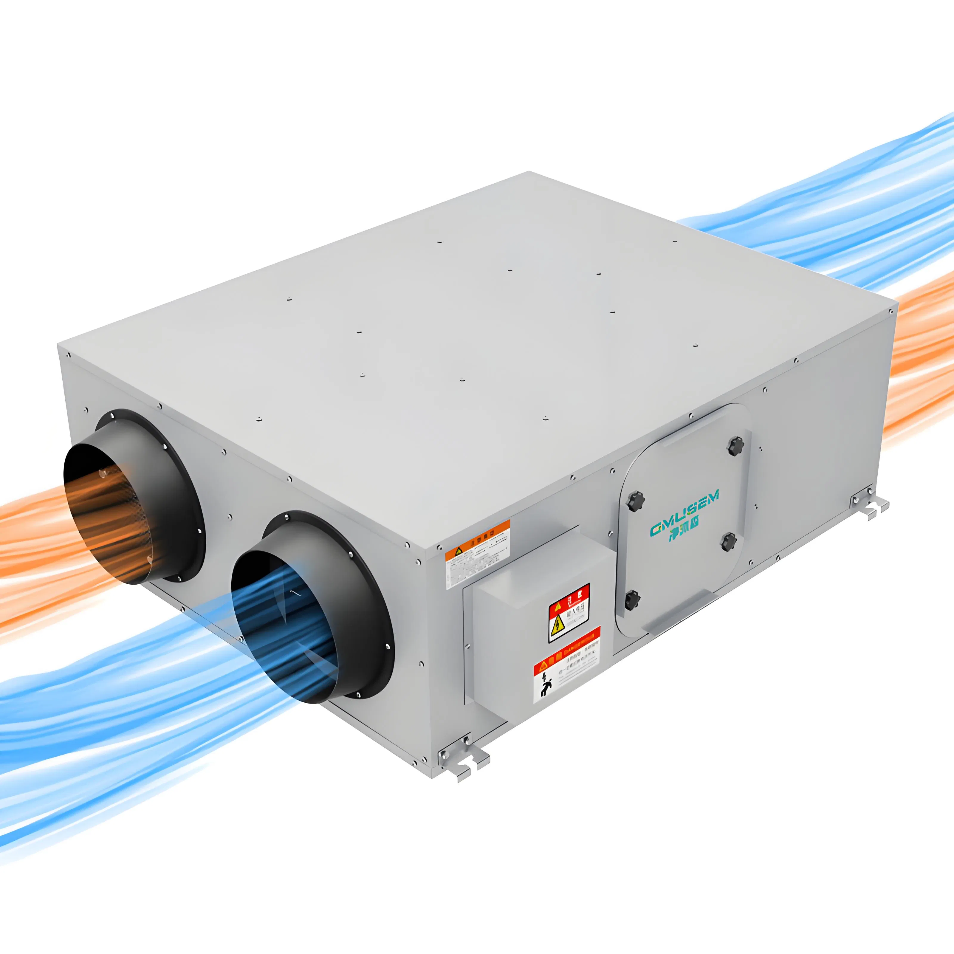 Tuya CO2 Erv Energy Recover Ventilator Hrv Heat Recovery Ventilation System Air Recuperator