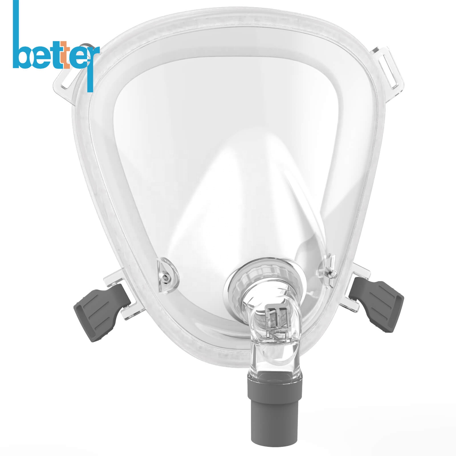 Total Face Mask Continuous Positive Airway Pressure Apnea Mask for CPAP Therapy