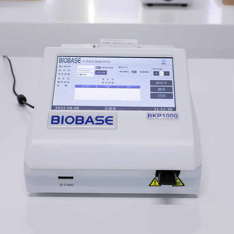 Poct Fluorescence Immunoassay Analyzer Bkp-1000 Blood Analysis System for Biochemical Analysis