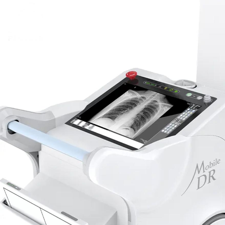 Medical Digital X-ray Diagnostic Equipment 25kw 50kw Mobile Dr X-ray Machine Price