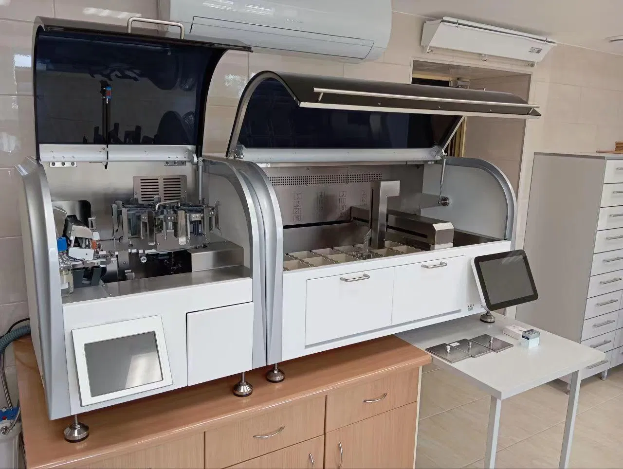 High Quality Slide Stainer and Cover Slipper Combination System