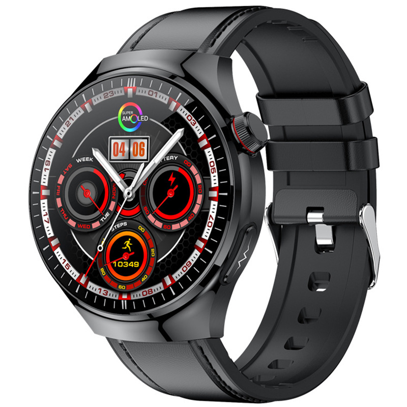 New Tk26 Watch Phone Call Micro Physical Examination ECG Body Fat Health Monitoring Pedometer Men's Wristband Bluetooth Smart Watch