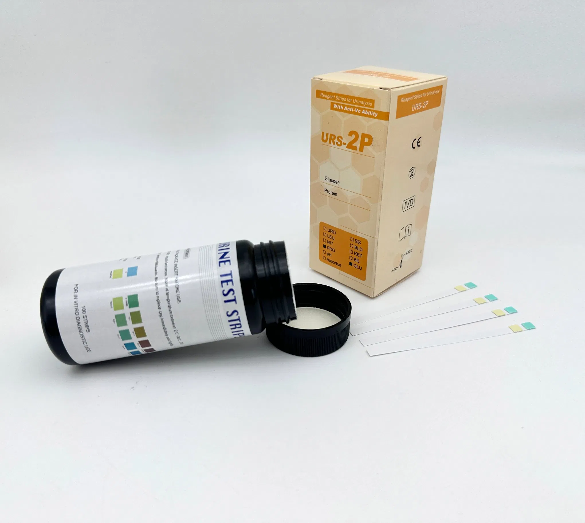 Fast Reading Accurate Urinalysis Test Strips for Hospital and Home Health Monitoring