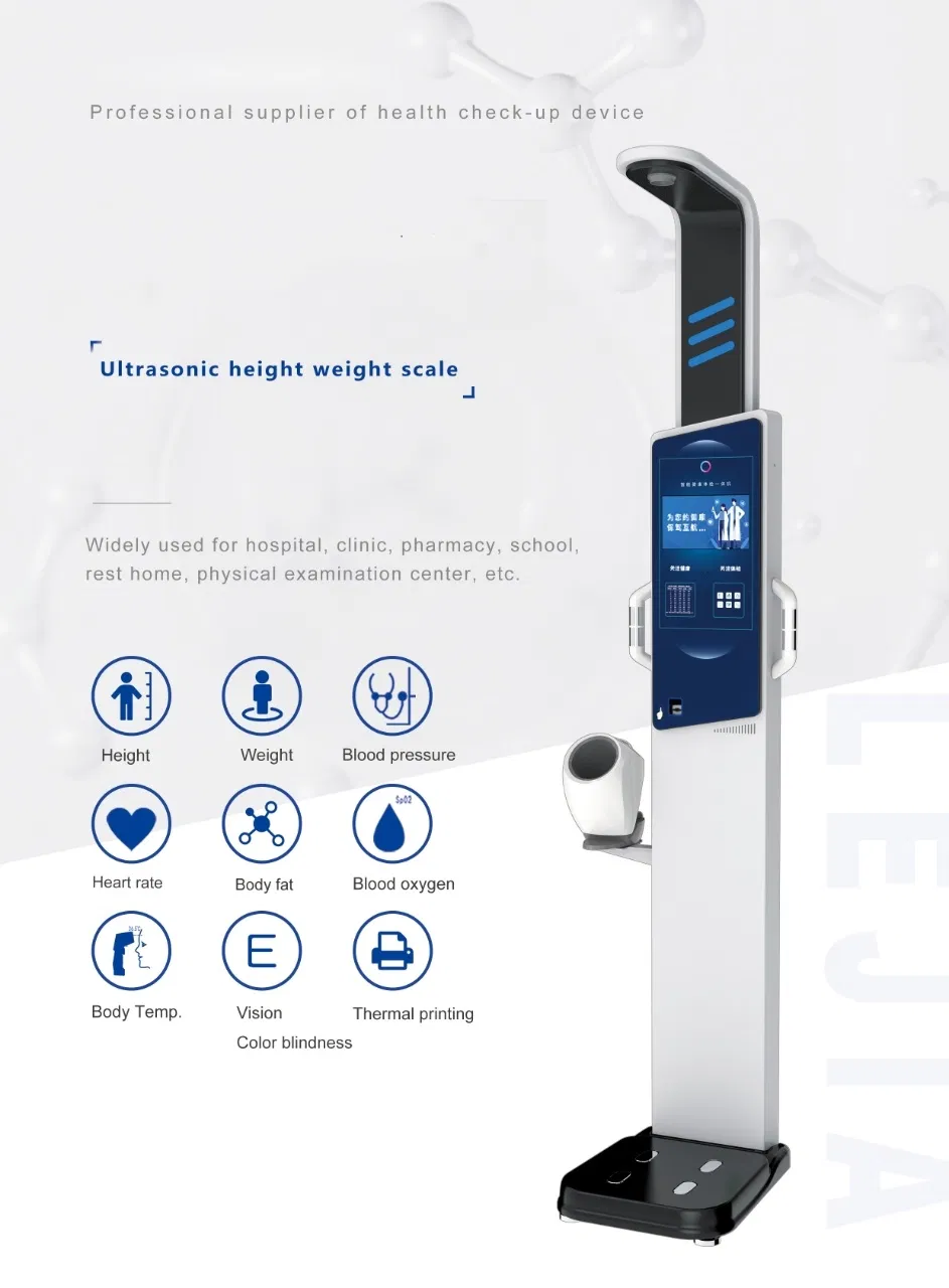 Body Composition Analyzer Machine Health Analyzer Fat Blood Pressure Biochemical Analysis System