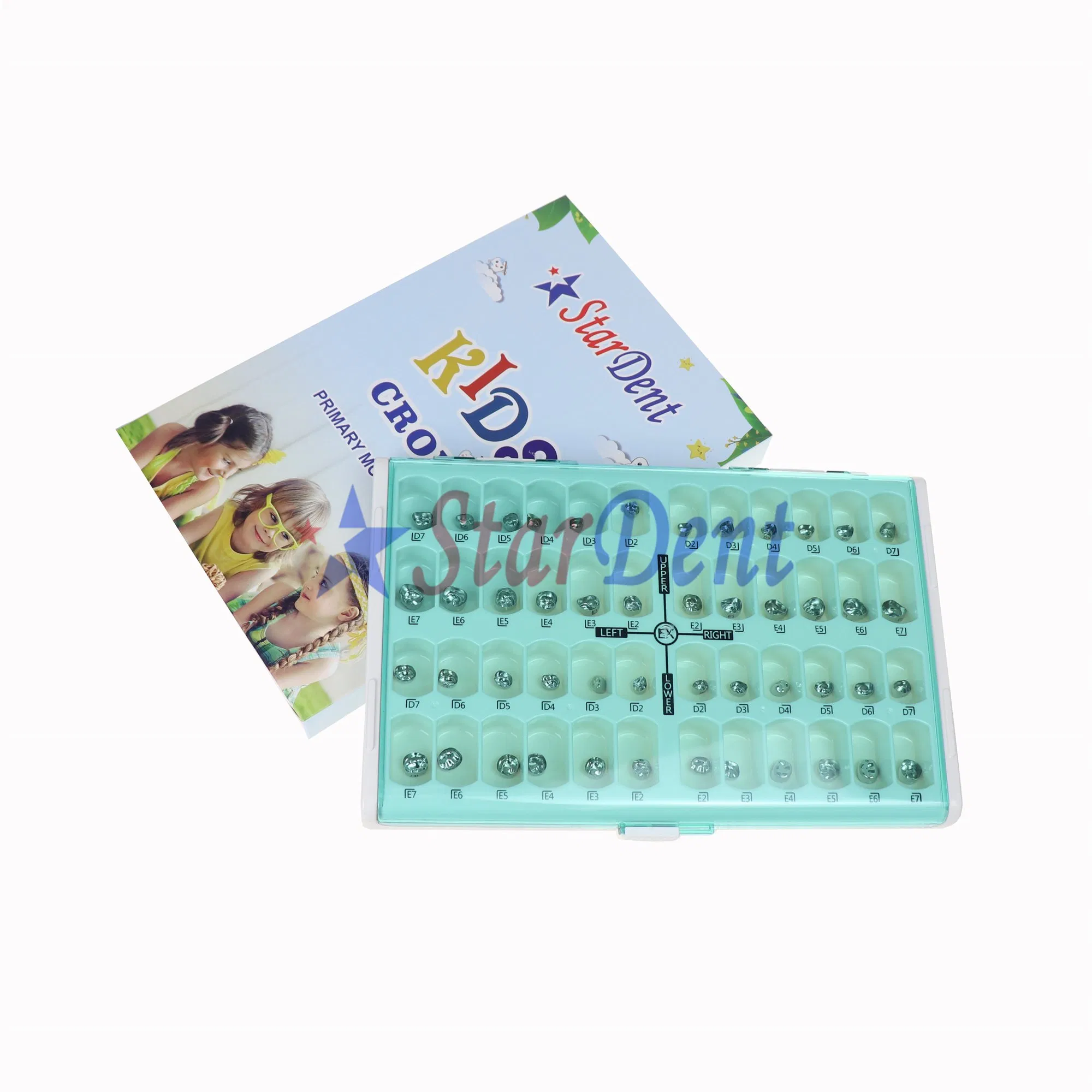 Dental Stainless Steel Crowns Restoration Crown/Primary Molar Crown Hospital Medical Lab Surgical Diagnostic Dentist Clinic Equipment