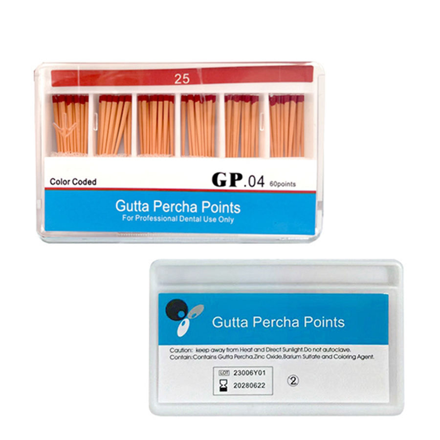 Most Popular Endo Endodontics Root Canal F1-F2-F3 Dental Gutta Percha Points (YQD3-3)