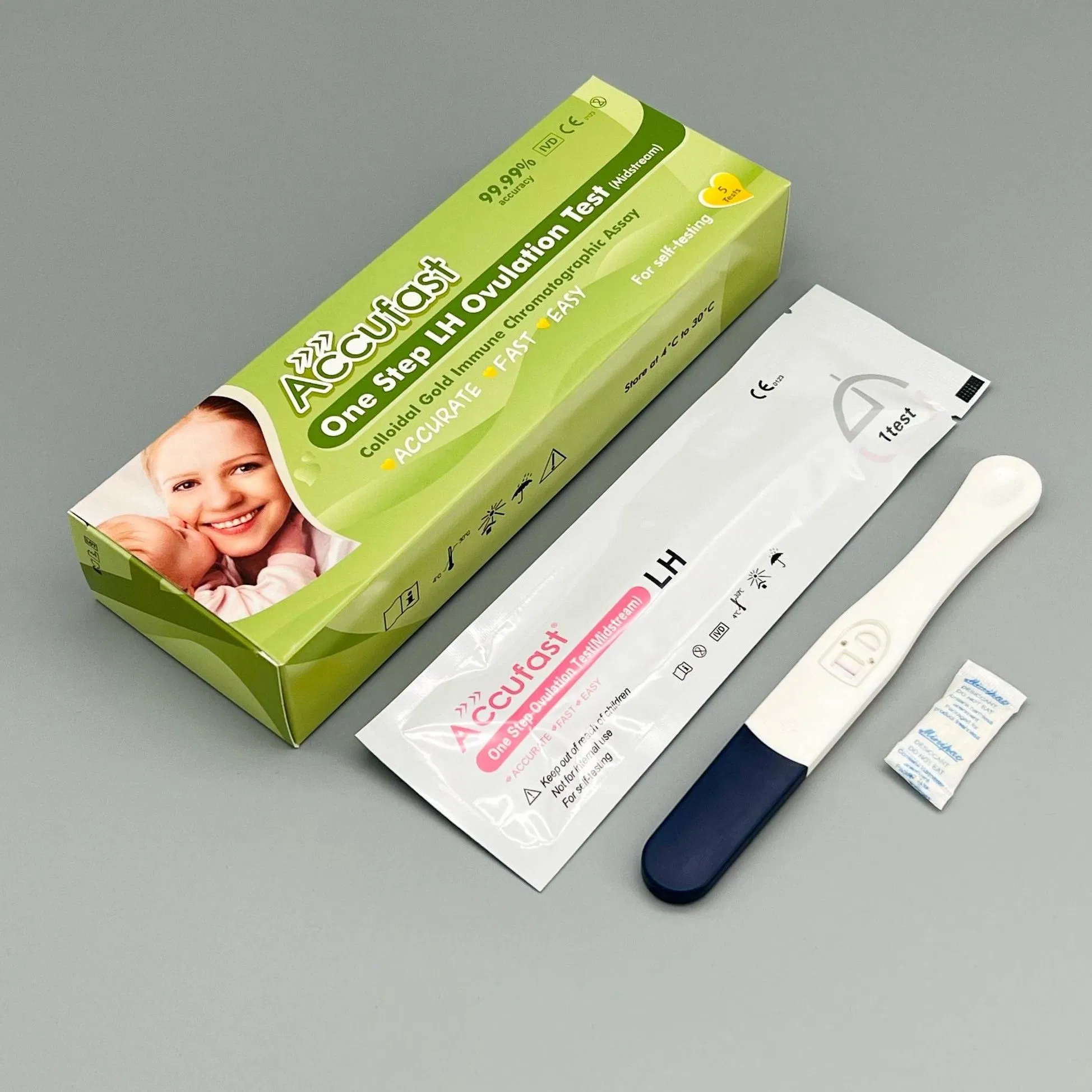 Rapid Lh Ovulation Test Strip Midstream Diagnostic Home Testing