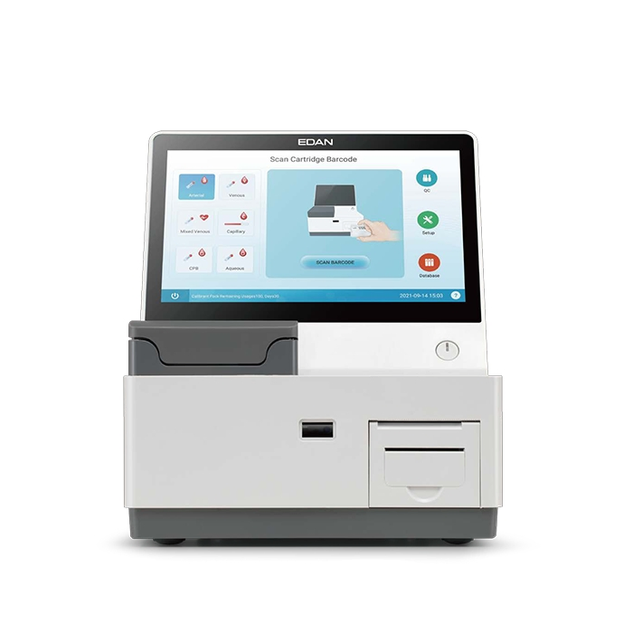 Edan i20 Blood Gas And Chemistry Analysis System Advanced Over 40 Parameters Fluorescence Technology High Efficiencey