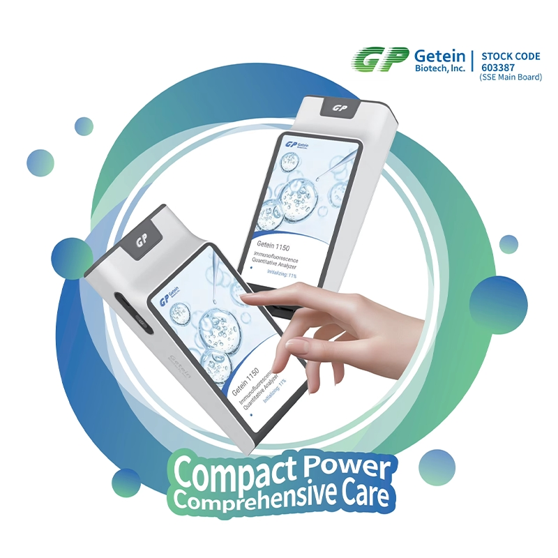 Getein 1150 Vet Diagnostic Rapid Test Kit Troponin Ctni Quantitative Immunofluorescence Machine