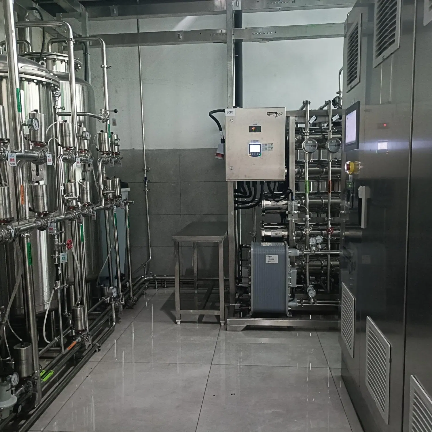 Electropolished 316L Stainless Steel RO System for High-Cleanliness Applications