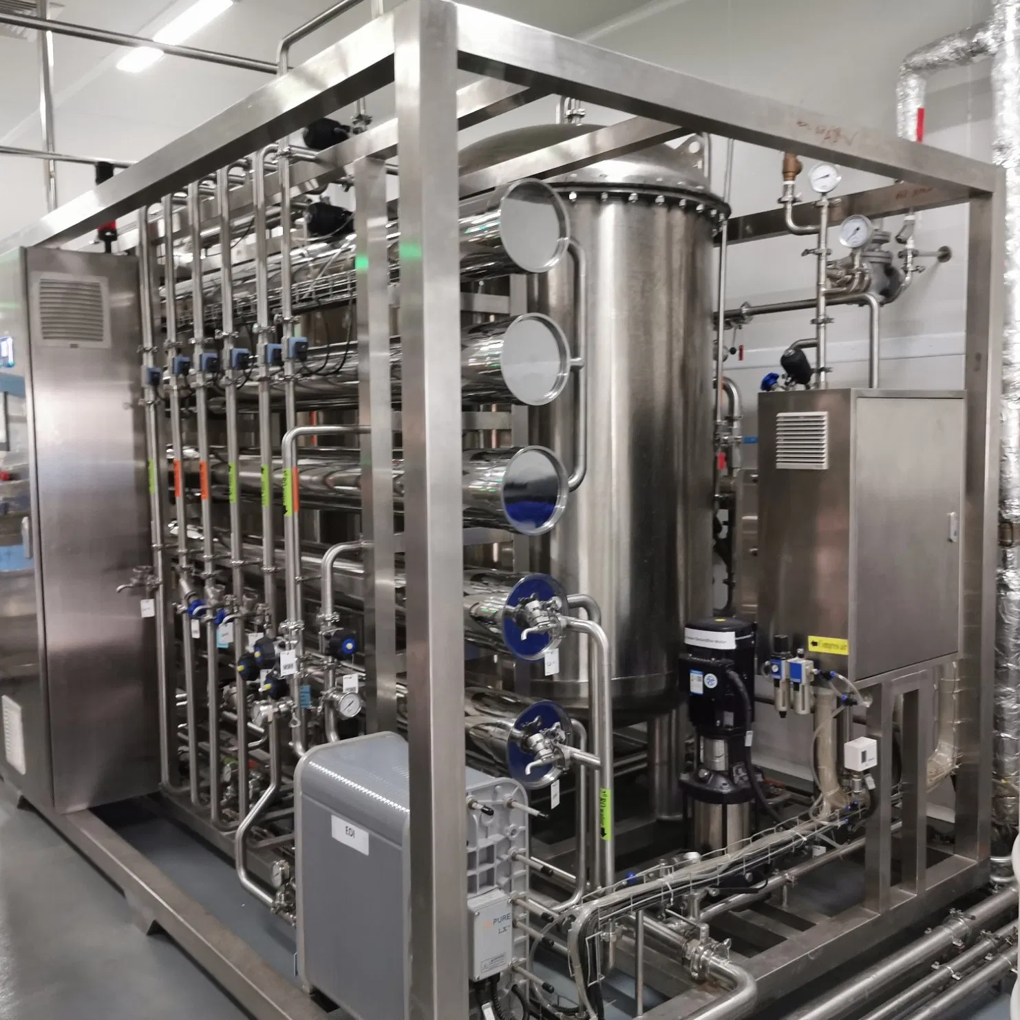 Electropolished 316L Stainless Steel RO System for High-Cleanliness Applications