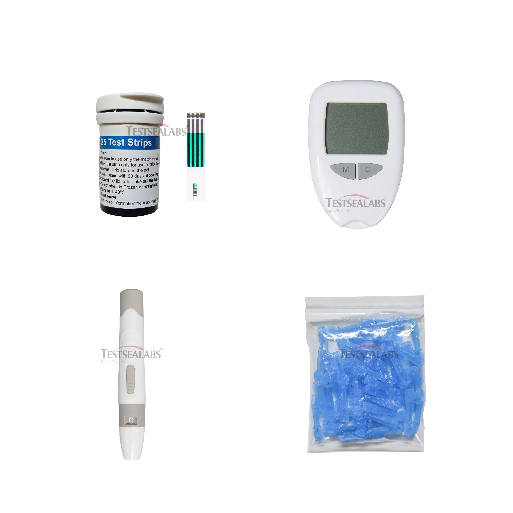 Home use Blood Glucose Monitor System with convenience