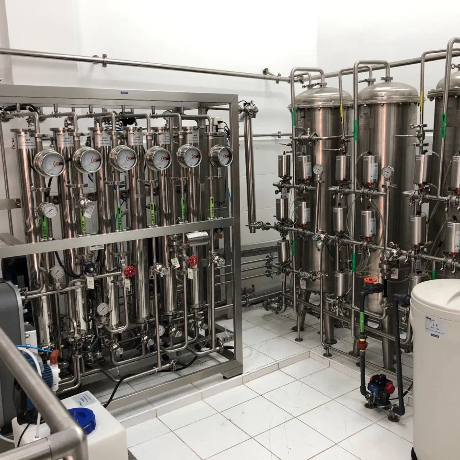 Electropolished 316L Stainless Steel RO System for High-Cleanliness Applications