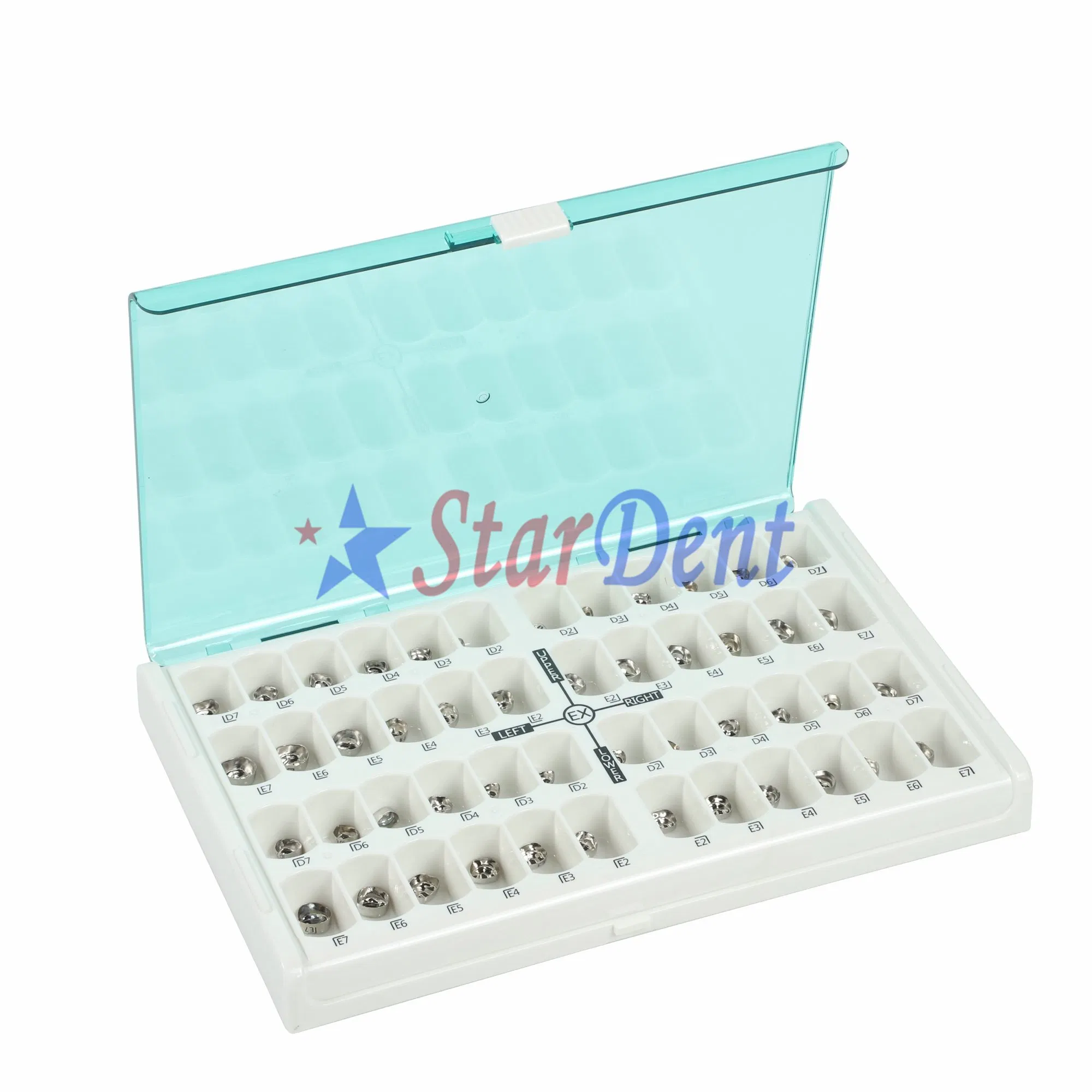 Dental Stainless Steel Crowns Restoration Crown/Primary Molar Crown Hospital Medical Lab Surgical Diagnostic Dentist Clinic Equipment