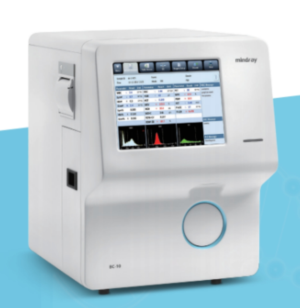 Mindray Bc-10 Hematology Analyzer Blood Test Cbc Wbc Multiparameters Cbc Machine 3 Parts Blood Analysis System Mindray