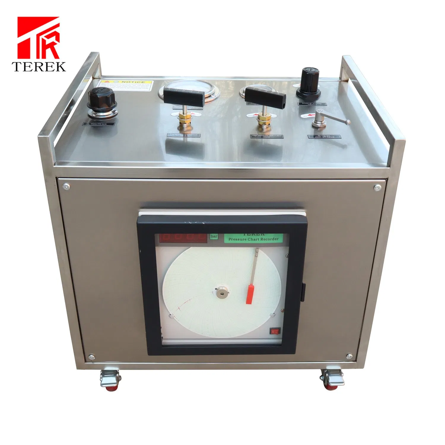 Terek Best Price Pneumatic Hydro Water Testing Pump Laboratory Equipment with Recorder