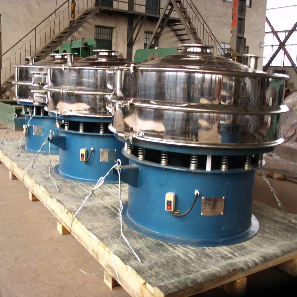 Circular Rotary Vibrating Screen with Rapid Ring Network Full Enclosure