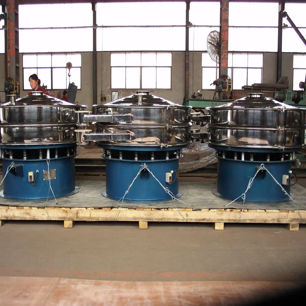 Circular Rotary Vibrating Screen with Rapid Ring Network Full Enclosure