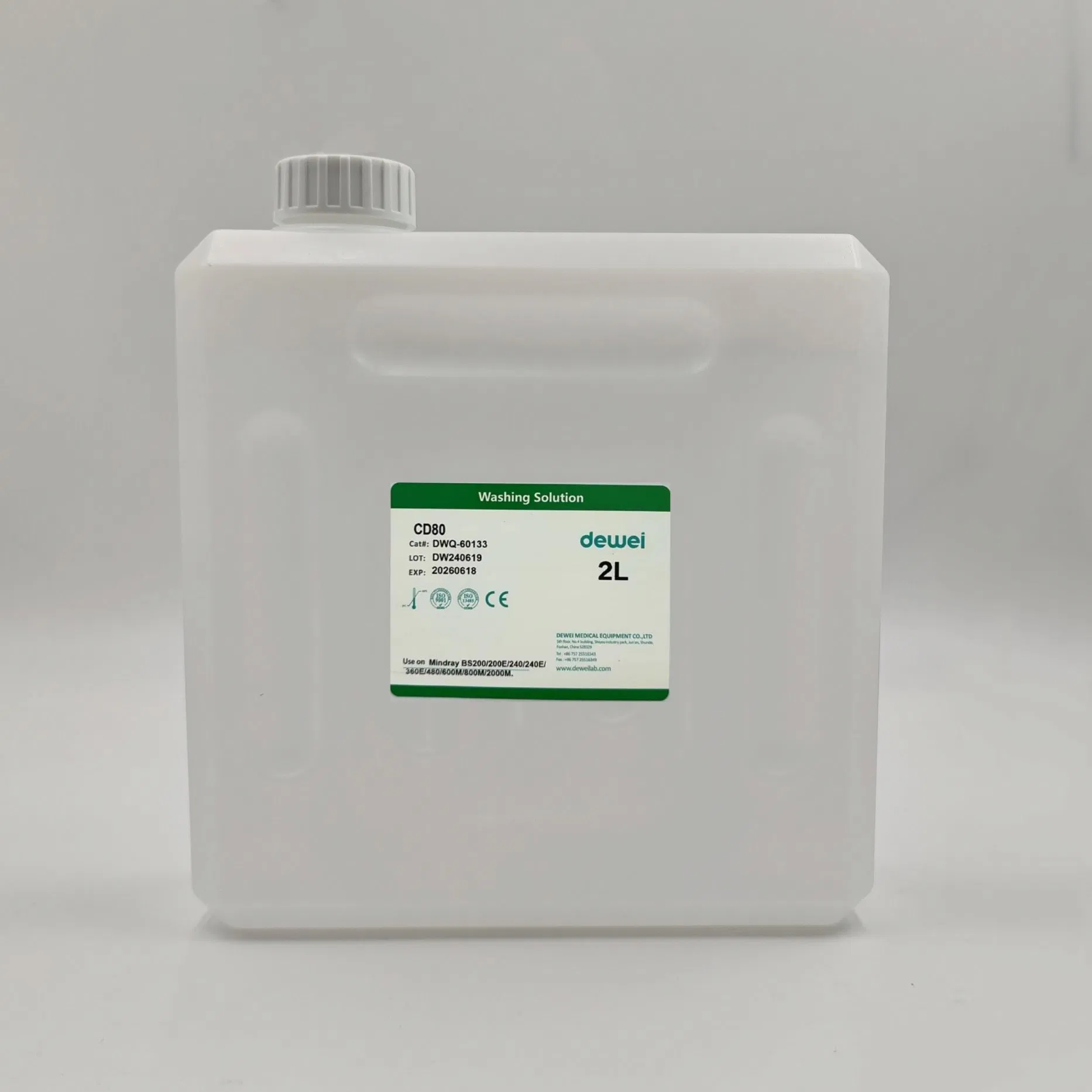 Washing Solution for Mindray BS Biochemistry Analyzer