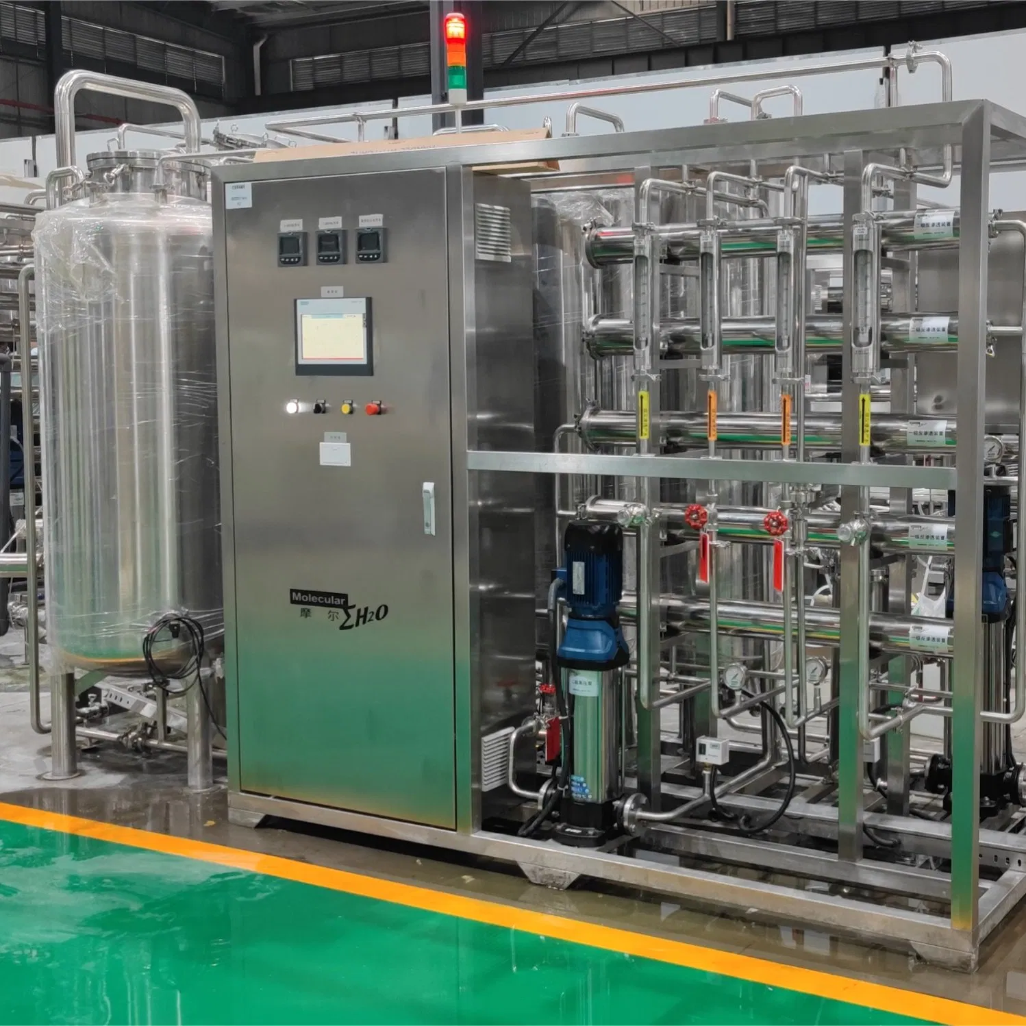 High Recovery Rate RO System for Pharma Plant up to 75% Water Efficiency