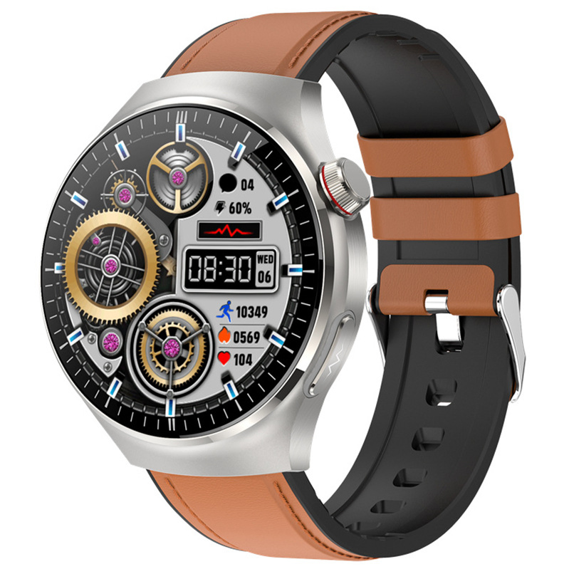 New Tk26 Watch Phone Call Micro Physical Examination ECG Body Fat Health Monitoring Pedometer Men's Wristband Bluetooth Smart Watch