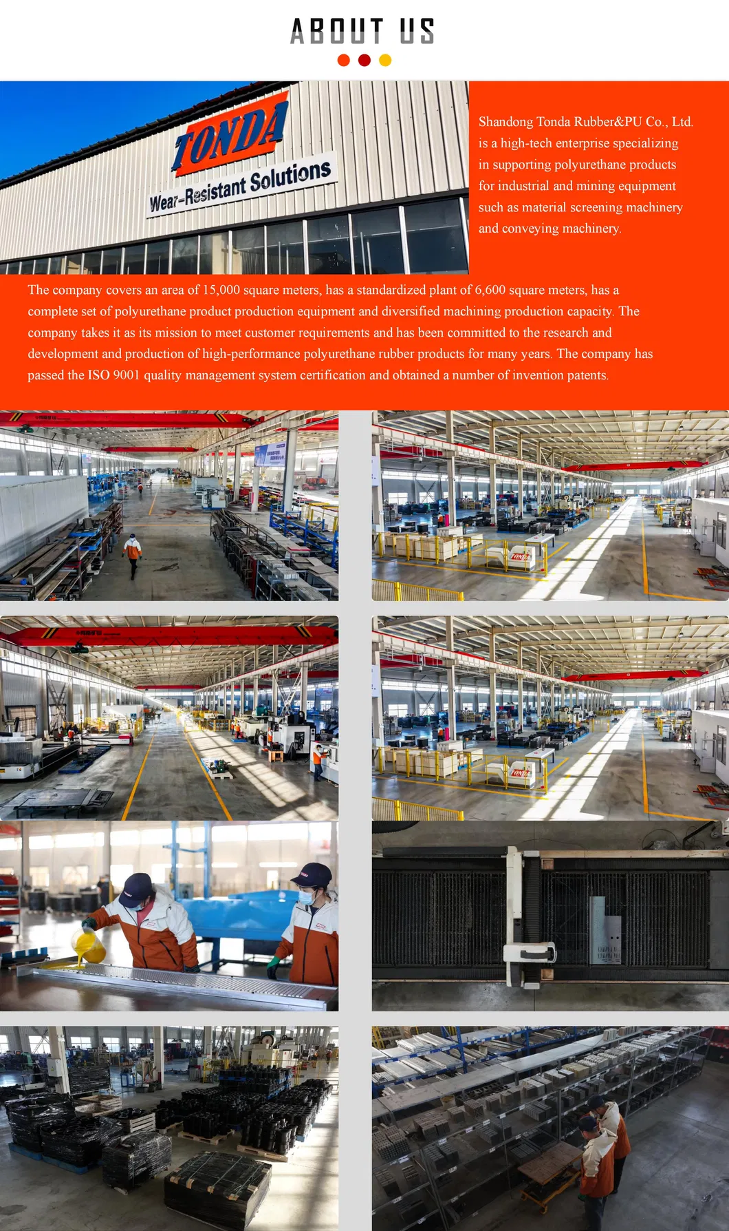 Polyurethane Modular Screens Media